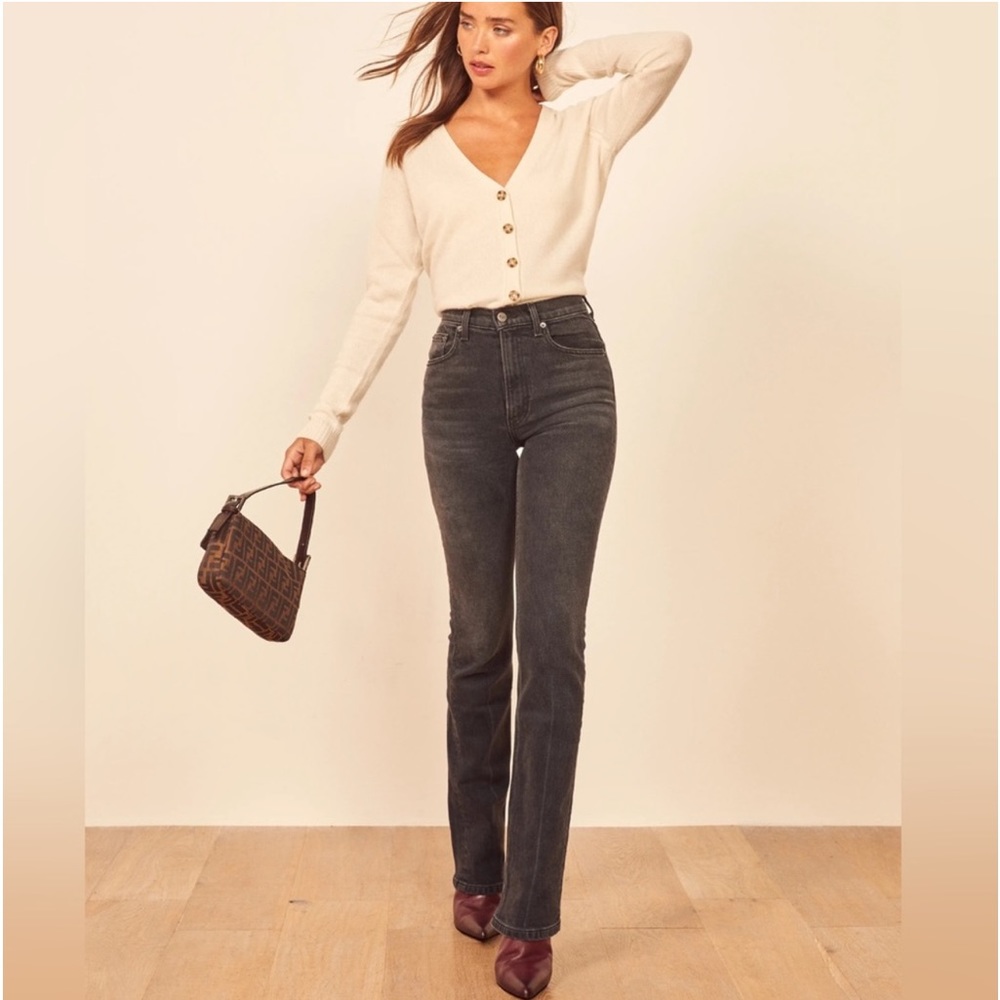 REFORMATION Peyton High Rise Bootcut Size 25